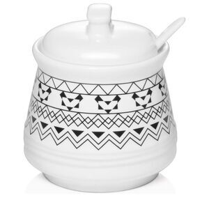 Dowan Geometric Pattern Sugar Bowl
